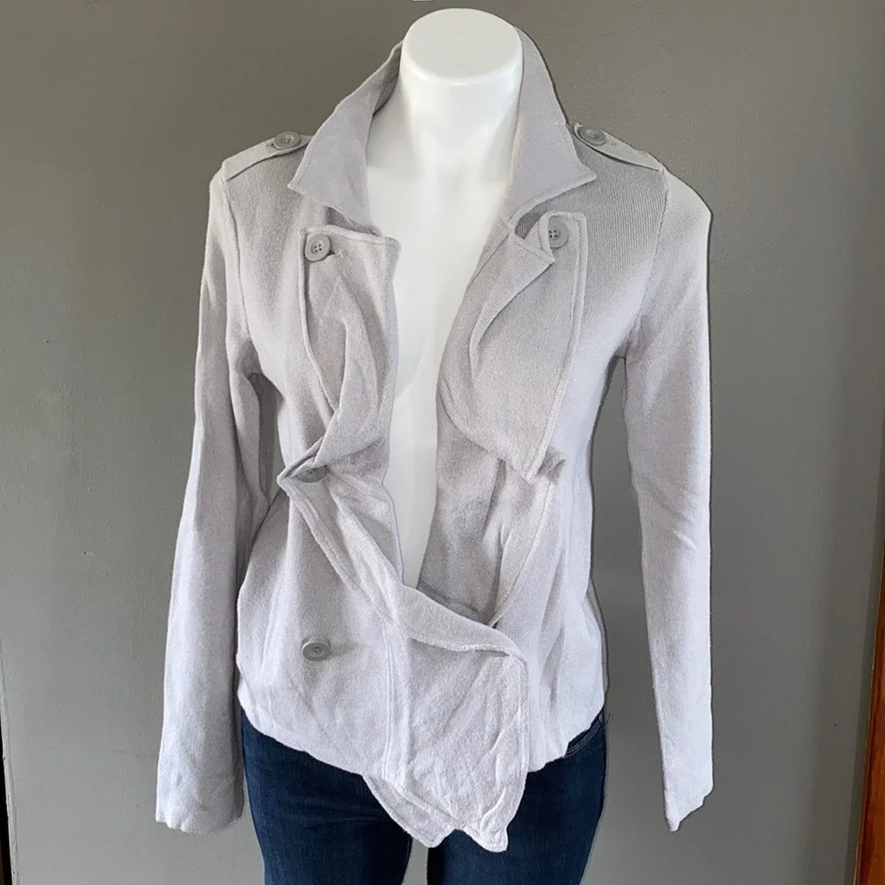 Cabi grey sweater cardigan